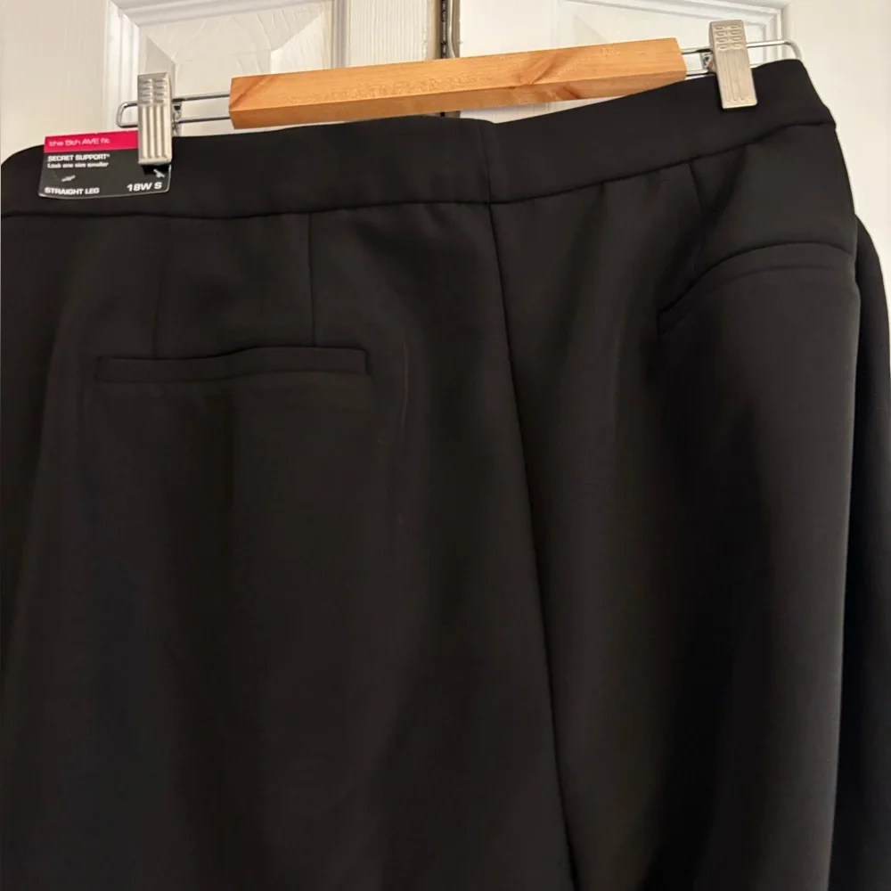 Investments 5th Ave Fit Tummy Control Straight Leg Pants | Size 18W S | NWT - Picture 3 of 4